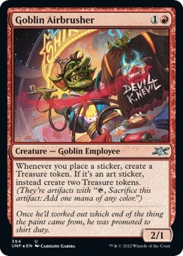 Image for Goblin Airbrusher (Galaxy Foil) (Unfinity) (394) - Magic: The Gathering