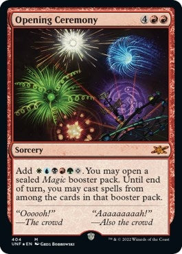Image for Opening Ceremony (Galaxy Foil) (Unfinity) (404) - Magic: The Gathering
