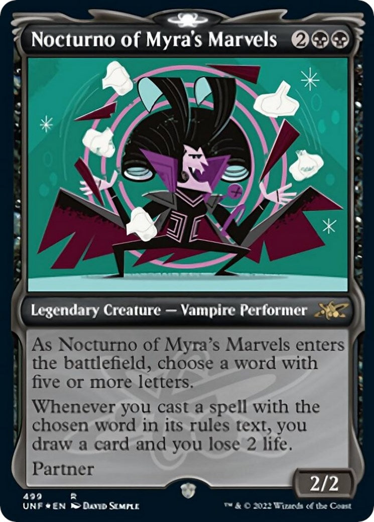 Image for Nocturno of Myra's Marvels (Showcase) (Galaxy Foil) (Unfinity) (499) - Magic: The Gathering
