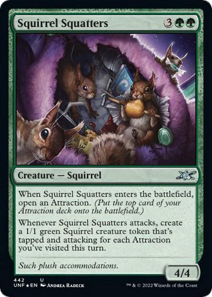 Image for Squirrel Squatters (Unfinity) (156) - Magic: The Gathering