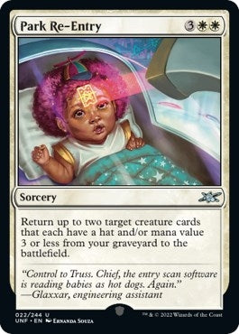 Image for Park Re-Entry (Unfinity) (22) - Magic: The Gathering