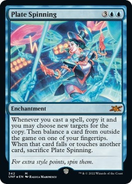 Image for Plate Spinning (Galaxy Foil) (Unfinity) (342) - Magic: The Gathering