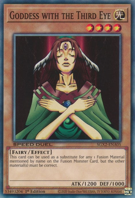 Image for Goddess with the Third Eye (Speed Duel GX: Midterm Paradox) (SGX2-ENA05) - YuGiOh