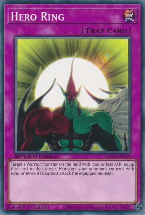 Image for Hero Ring (Speed Duel GX: Midterm Paradox) (SGX2-ENA19) - YuGiOh