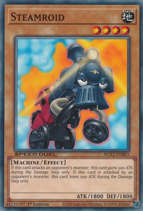 Image for Steamroid (Speed Duel GX: Midterm Paradox) (SGX2-ENB03) - YuGiOh