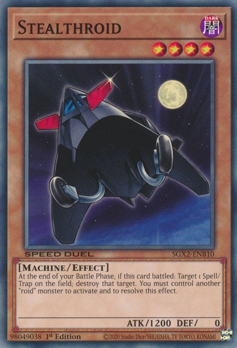 Image for Stealthroid (Speed Duel GX: Midterm Paradox) (SGX2-ENB10) - YuGiOh