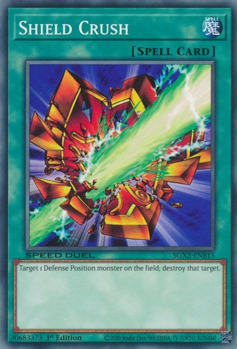 Image for Shield Crush (Speed Duel GX: Midterm Paradox) (SGX2-ENB15) - YuGiOh