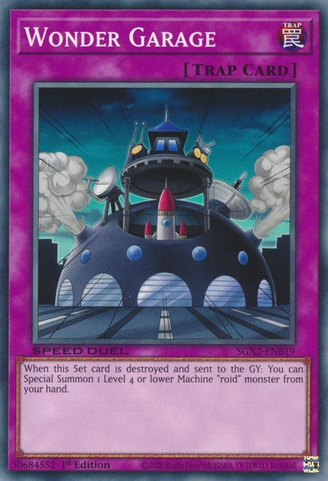 Image for Wonder Garage (Speed Duel GX: Midterm Paradox) (SGX2-ENB19) - YuGiOh