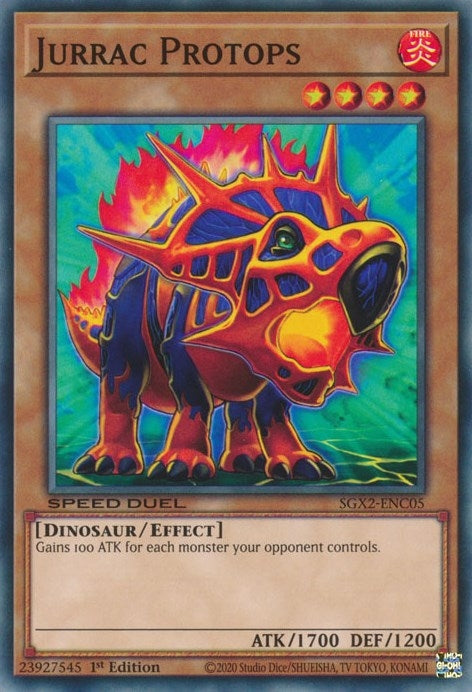 Image for Jurrac Protops (Speed Duel GX: Midterm Paradox) (SGX2-ENC05) - YuGiOh