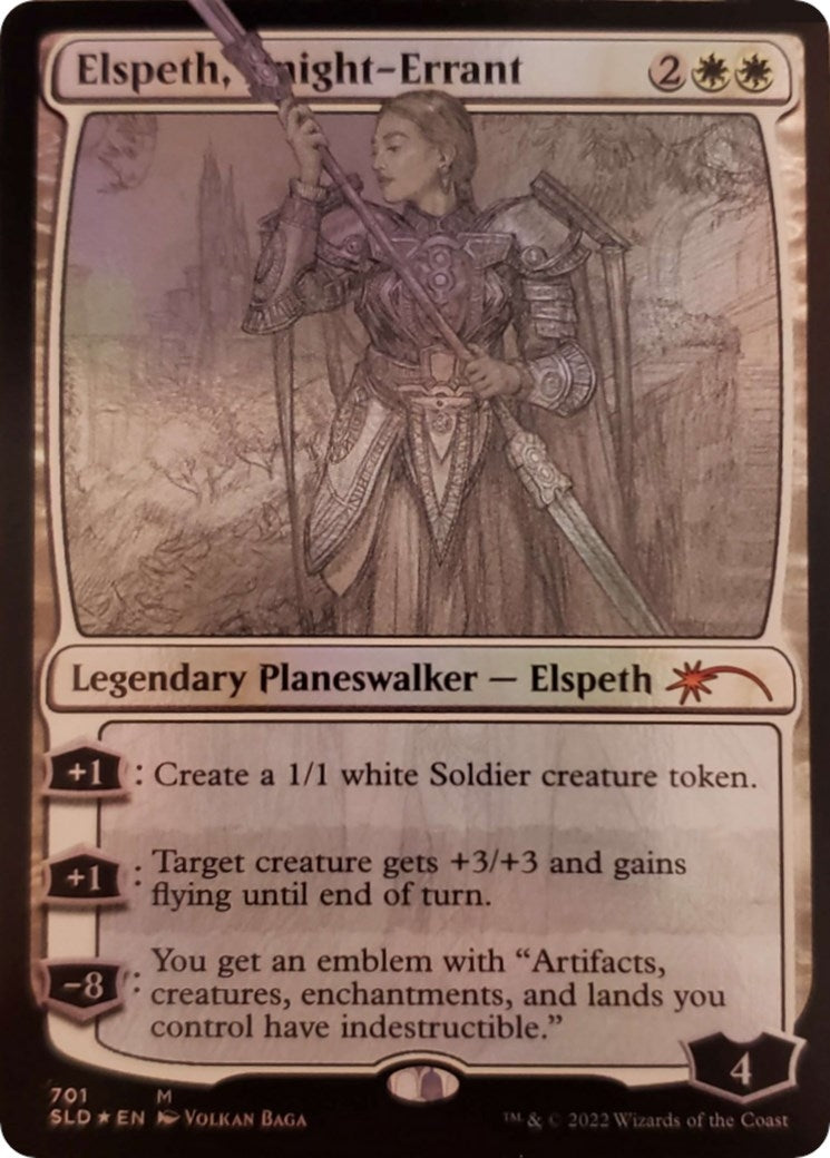 Image for Elspeth, Knight-Errant (Sketch Showcase) (Secret Lair Drop Series) (701) - Magic: The Gathering