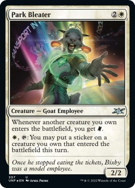 Image for Park Bleater (Galaxy Foil) (Unfinity) (307) - Magic: The Gathering