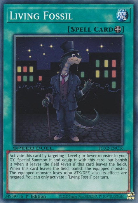 Image for Living Fossil (Speed Duel GX: Midterm Paradox) (SGX2-ENC16) - YuGiOh
