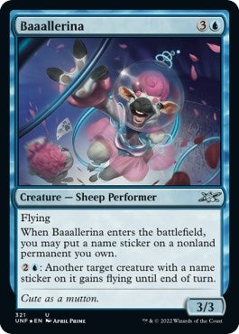 Image for Baaallerina (Galaxy Foil) (Unfinity) (321) - Magic: The Gathering
