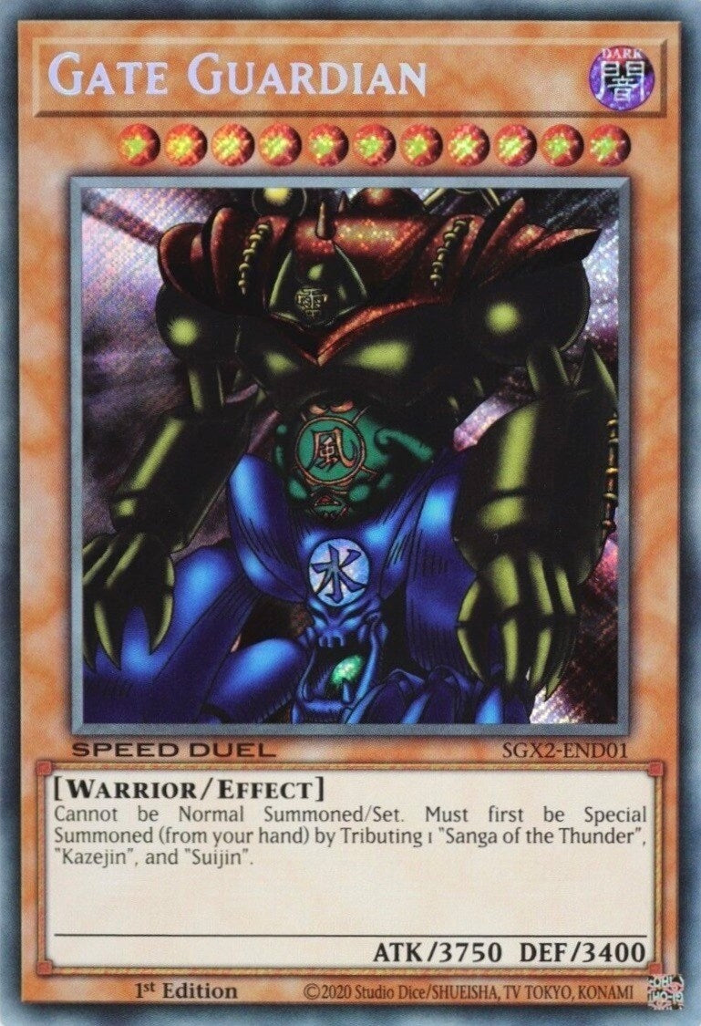 Image for Gate Guardian (Secret Rare) (Speed Duel GX: Midterm Paradox) (SGX2-END01) - YuGiOh