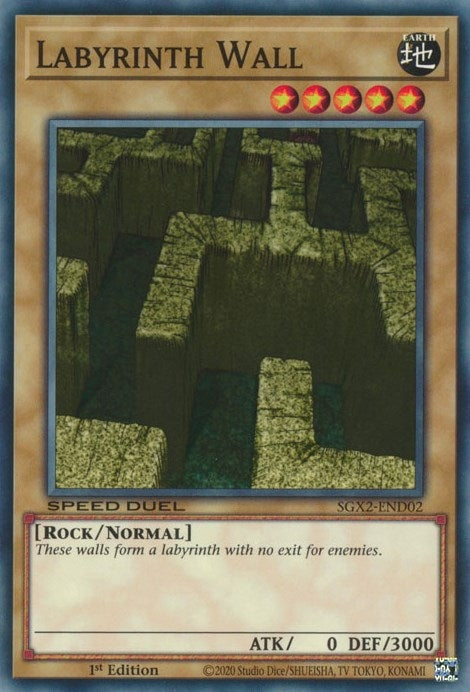 Image for Labyrinth Wall (Speed Duel GX: Midterm Paradox) (SGX2-END02) - YuGiOh