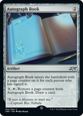 Image for Autograph Book (Unfinity) (183) - Magic: The Gathering