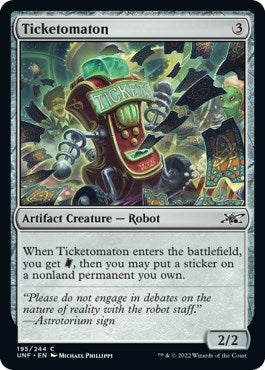 Image for Ticketomaton (Unfinity) (195) - Magic: The Gathering