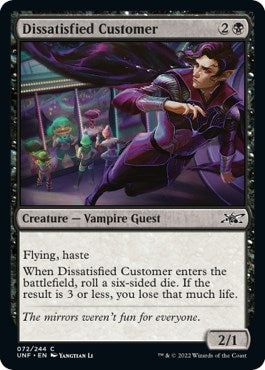 Image for Dissatisfied Customer (Unfinity) (72) - Magic: The Gathering