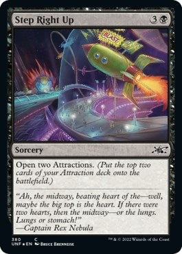 Image for Step Right Up (Galaxy Foil) (Unfinity) (380) - Magic: The Gathering