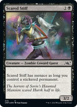 Image for Scared Stiff (Galaxy Foil) (Unfinity) (376) - Magic: The Gathering