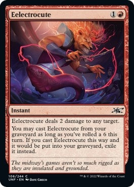 Image for Eelectrocute (Unfinity) (106) - Magic: The Gathering
