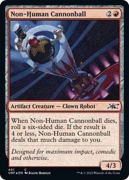 Image for Non-Human Cannonball (Galaxy Foil) (Unfinity) (401) - Magic: The Gathering