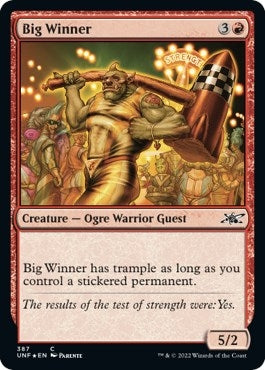 Image for Big Winner (Galaxy Foil) (Unfinity) (387) - Magic: The Gathering