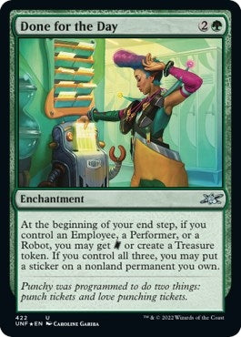 Image for Done for the Day (Galaxy Foil) (Unfinity) (422) - Magic: The Gathering