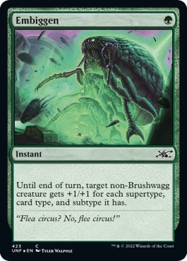 Image for Embiggen (Galaxy Foil) (Unfinity) (423) - Magic: The Gathering