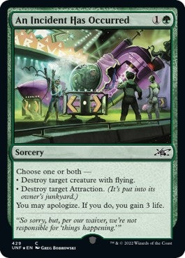 Image for An Incident Has Occurred (Galaxy Foil) (Unfinity) (429) - Magic: The Gathering