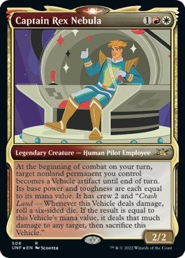 Image for Captain Rex Nebula (Showcase) (Galaxy Foil) (Unfinity) (508) - Magic: The Gathering