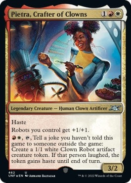 Image for Pietra, Crafter of Clowns (Galaxy Foil) (Unfinity) (462) - Magic: The Gathering