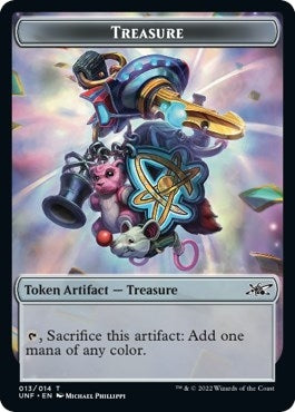 Image for Treasure Token (013) (Unfinity) (13) - Magic: The Gathering