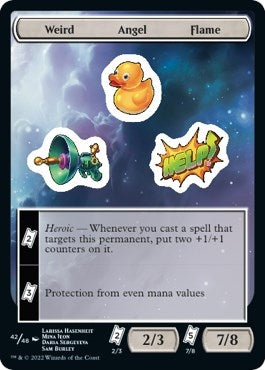 Image for Weird Angel Flame (Unfinity) (42) - Magic: The Gathering