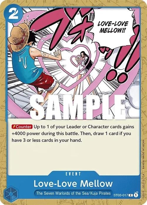 Image for Love-Love Mellow (Starter Deck 3: The Seven Warlords of The Sea) (ST03-017) - One Piece Card Game