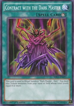 Contract with the Dark Master - Millennium Pack (Common) [MIL1-021]