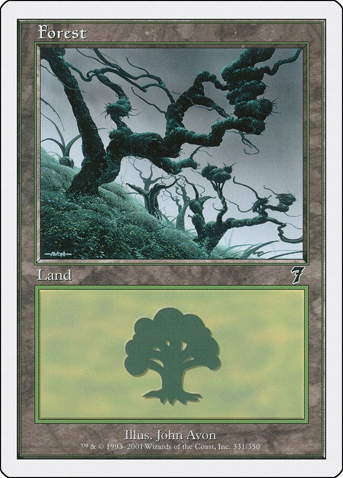 Image for Forest (331) (7th Edition) (331) - Magic: The Gathering