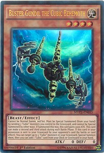 Buster Gundil the Cubic Behemoth (V.1 - Ultra Rare) - The Dark Side of Dimensions Movie Pack (Ultra Rare) [MVP1-035]