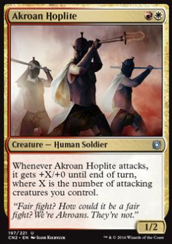 Akroan Hoplite - Conspiracy: Take the Crown (Uncommon) [CN2-197]
