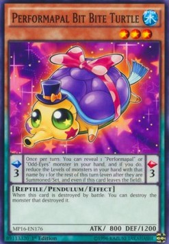 Performapal Bit Bite Turtle - 2016 Mega-Tin Mega Pack (Common) [MP16-176]