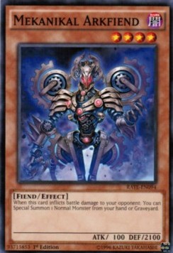 Mekanikal Arkfiend - Raging Tempest (Common) [RATE-094]