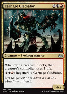 Carnage Gladiator - Modern Masters 2017 (Uncommon) [MM3-155]