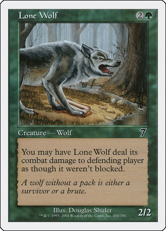 Image for Lone Wolf (7th Edition) (254) - Magic: The Gathering