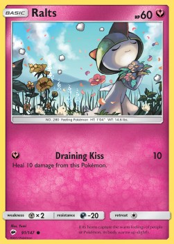 Ralts - Burning Shadows (Common) [BUS-91]