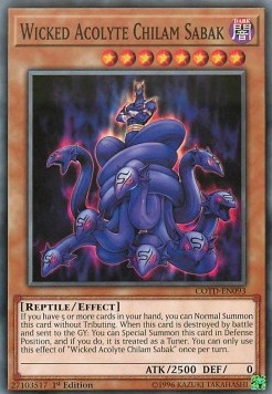 Wicked Acolyte Chilam Sabak - Code of the Duelist (Common) [COTD-093]