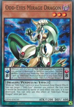 Odd-Eyes Mirage Dragon - Legendary Dragon Decks (Common) [LEDD-C05]