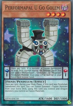 Performapal U Go Golem - Legendary Dragon Decks (Common) [LEDD-C10]