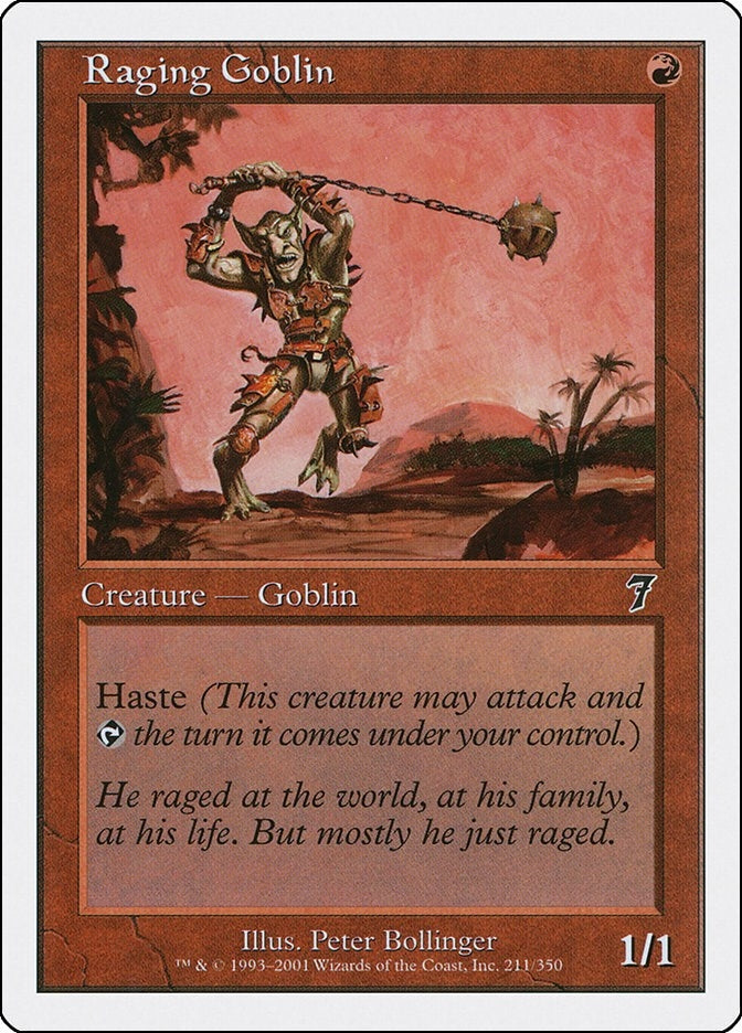 Image for Raging Goblin (7th Edition) (211) - Magic: The Gathering