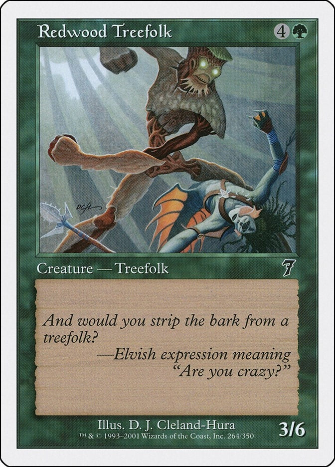 Image for Redwood Treefolk (7th Edition) (264) - Magic: The Gathering