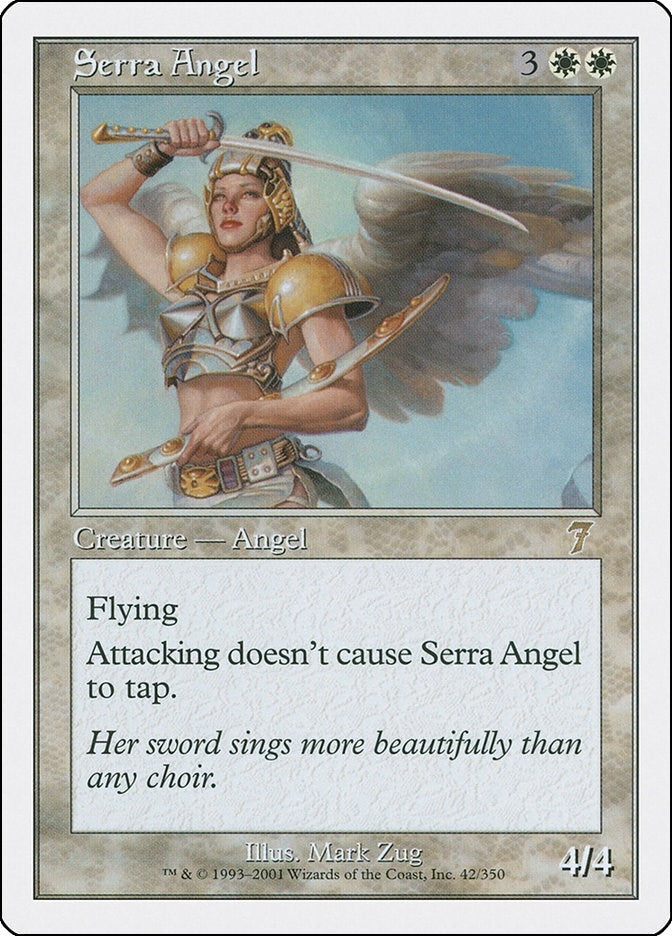 Image for Serra Angel (7th Edition) (42) - Magic: The Gathering
